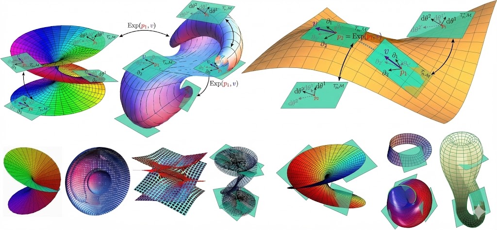 Espaços possíveis da Geometria DIferencial